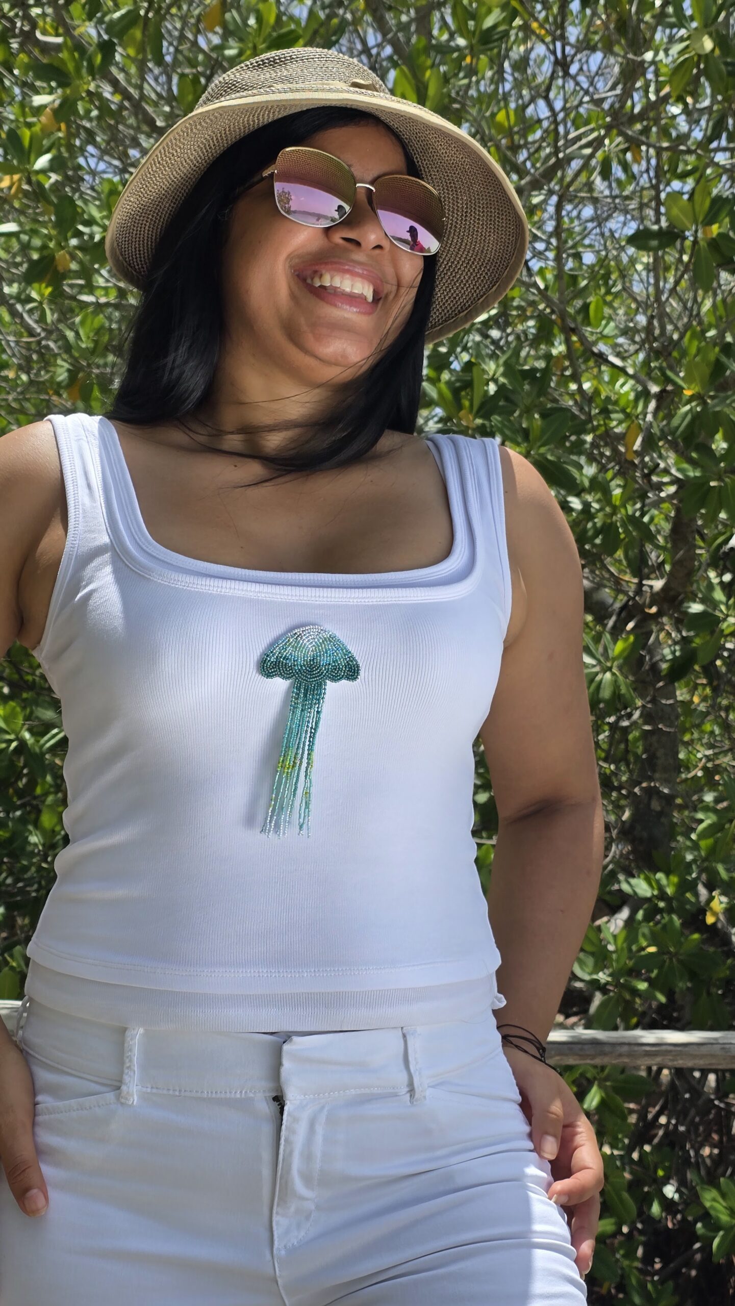 Tank top SulBrooch Medusa